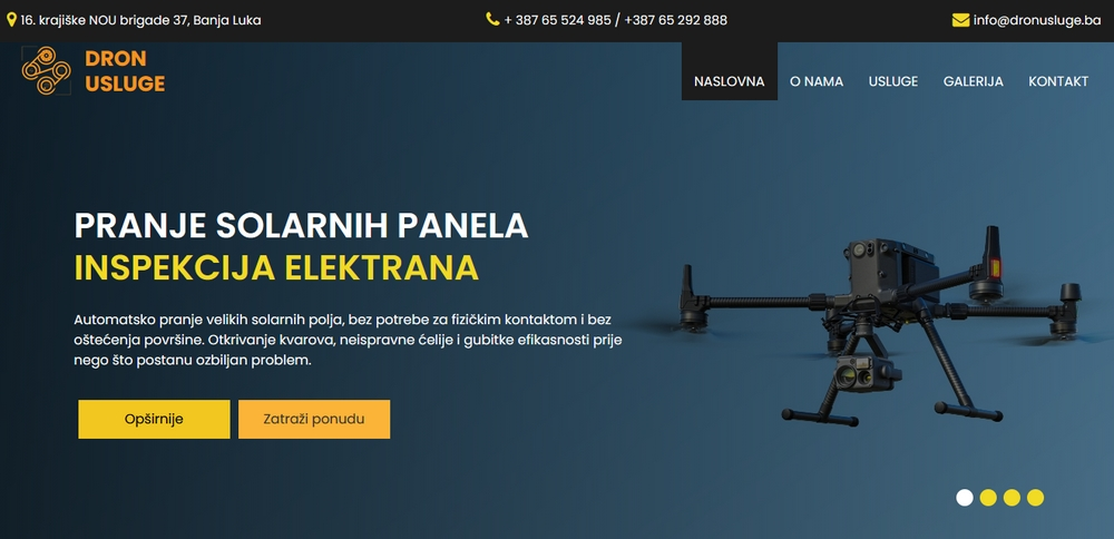 Dron usluge